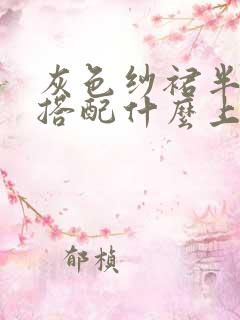 灰色纱裙半身裙搭配什么上衣好看