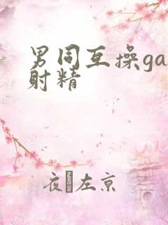 男同互操gay射精