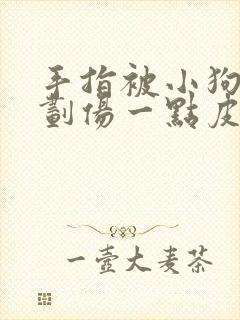 手指被小狗牙齿划伤一点皮出血有事吗