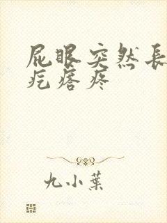 屁眼突然长了个疙瘩疼