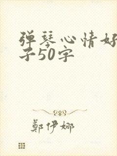 弹琴心情好的句子50字