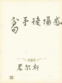 分手后伤感的短句