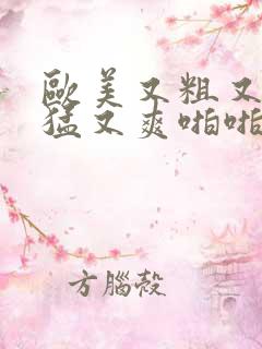 欧美又粗又深又猛又爽啪啪九色