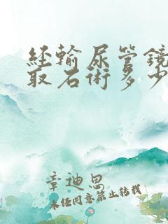 经输尿管镜碎石取石术多少钱