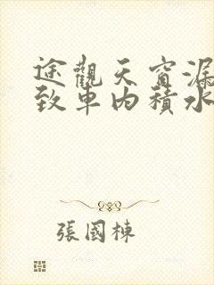 途观天窗漏水导致车内积水怎么处理