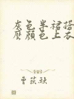 灰色半裙搭配什么颜色上衣好看