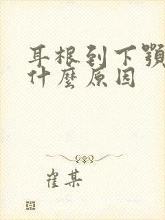 耳根到下颚疼是什么原因