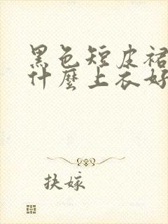 黑色短皮裙搭配什么上衣好看