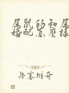 属鼠的和属羊的婚配怎么样