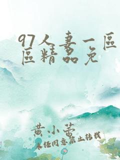 97人妻一区二区精品免