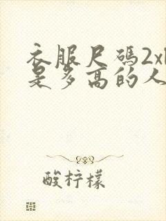 衣服尺码2xl是多高的人穿的