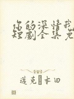 你的深情我不配短剧全集免费观看