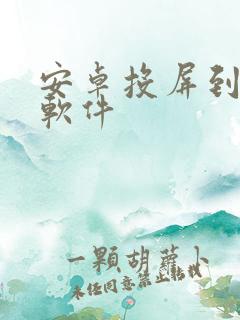 安卓投屏到电脑软件