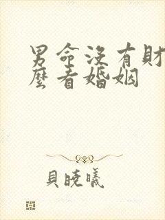 男命没有财星怎么看婚姻