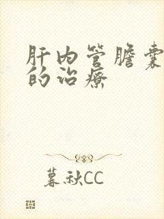 肝内管胆囊结石的治疗