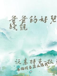 爸爸的好儿子在线观