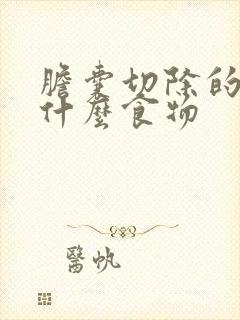 胆囊切除的人忌什么食物