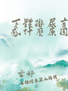 下体排尿有刺痛感什么原因