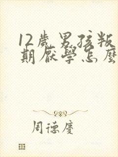 12岁男孩叛逆期厌学怎么办