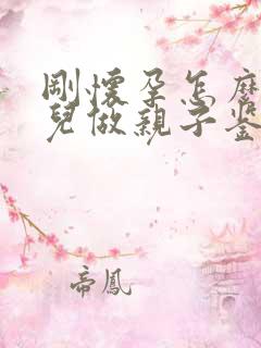 刚怀孕怎么给胎儿做亲子鉴定