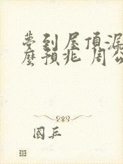 梦到屋顶漏水什么预兆 周公解梦