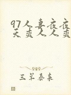 97人妻夜夜天天爽人人爽91