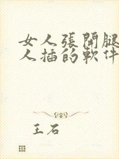 女人张开腿让男人插的软件