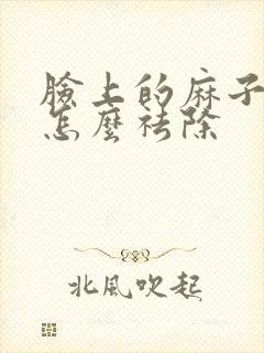 脸上的麻子雀斑怎么祛除