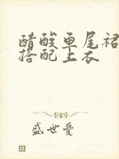 醋酸鱼尾裙怎么搭配上衣