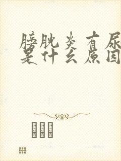 膀胱炎有尿就疼是什幺原因