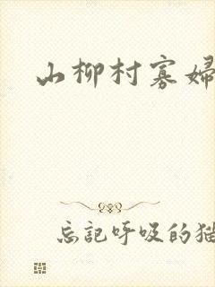 山柳村寡妇情史