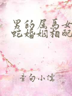 男的属马女的属蛇婚姻相配吗