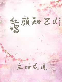 红颜知己dj原唱