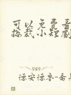 可以免费看霸道总裁小短剧的