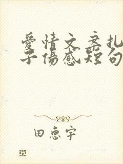 爱情文案扎心句子伤感短句