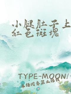 小腿肚子上有紫红色斑块