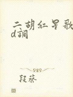 二胡红星歌简谱d调