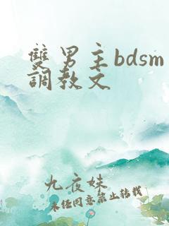 双男主bdsm调教文