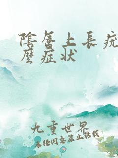 阴唇上长疣是什么症状