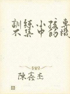 训练小孩专注力不集中的机构