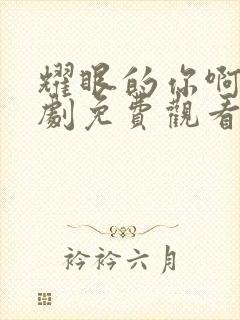 耀眼的你啊电视剧免费观看第五集