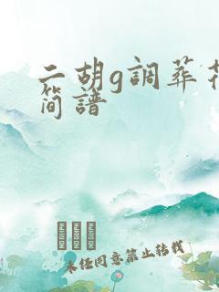 二胡g调葬花吟简谱