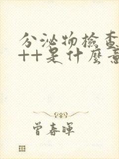 分泌物检查杆菌++是什么意思?