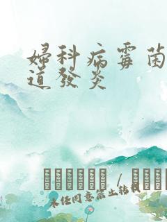 妇科病霉菌性阴道发炎