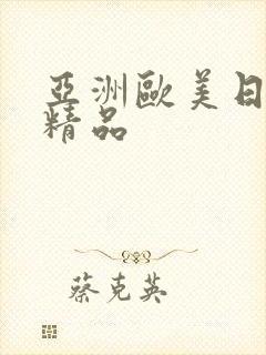 亚洲欧美日韩 精品