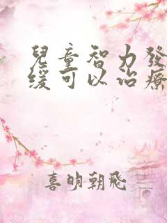 儿童智力发育迟缓可以治疗好吗