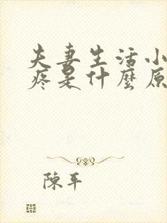 夫妻生活小肚子疼是什么原因女性