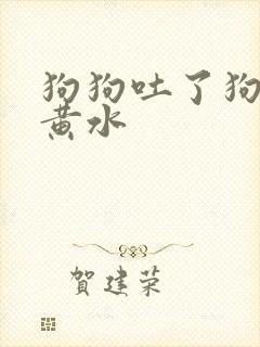 狗狗吐了狗粮和黄水