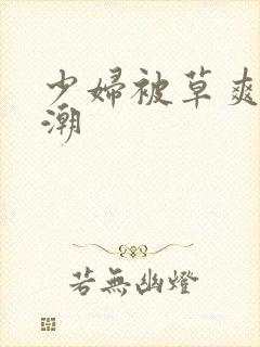 少妇被草爽到高潮