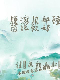 腹泻用哪种益生菌比较好